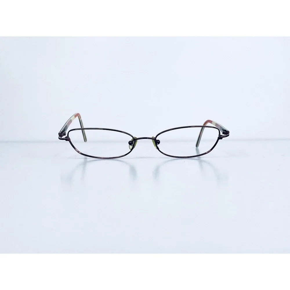 Kate Spade NY Purple Metal Glasses Green Tortoise Temples Italy 50 16 135